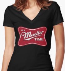 Es ist Mueller Time Verräter Shirt mit V-Ausschnitt