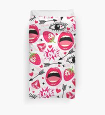 Love & Lips Duvet Cover