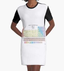 Periodic Table of the Elements, #Periodic, #Table,  #Elements, #PeriodicTableoftheElements, #PeriodicTable,  #Element Graphic T-Shirt Dress