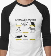 Animals of the world Men's Baseball ¾ T-Shirt