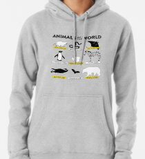 Animals of the world Pullover Hoodie