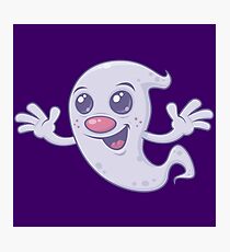 Cute Retro Ghost Photographic Print