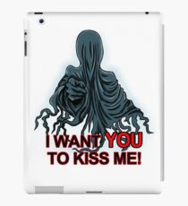 I want you to kiss me iPad Case/Skin