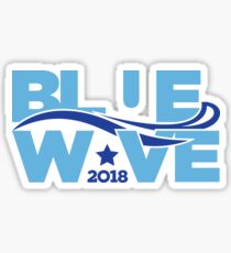 Blue Wave 2018 Sticker