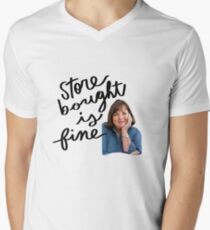 Ina Garten T-Shirt mit V-Ausschnitt