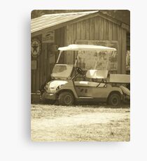 Golf Cart Canvas Print