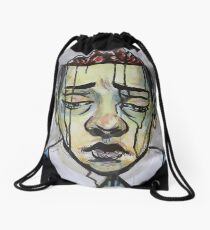 Zombie Boy Drawstring Bag