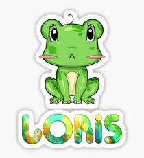 Loris Frog Sticker