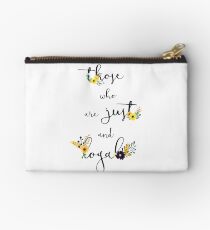 Floral and Loyal Zipper Pouch