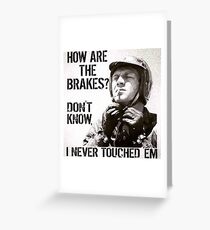 Tough biker Greeting Card