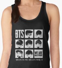 BTS WE ARE BULLETPROOF Chibi Women's Tank Top