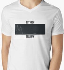 BUY HIGH SELL LOW $JNUG V-Neck T-Shirt