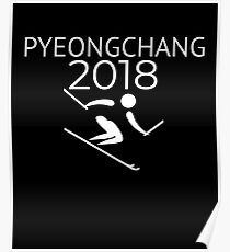 PyeongChang 2018 ALPIN SKIFAHREN Poster