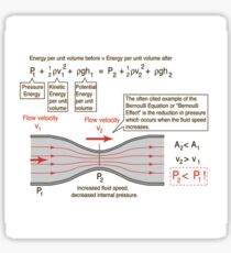 #BernoulliEquation #Physics #Hydrodynamics #statement #conservation #energy #principle #flowing #qualitative #behavior #Bernoullieffect #fluid #pressure #flowvelocity #Bernoulli #equation #flow  Sticker