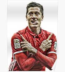 Robert Lewandowski: Posters | Redbubble