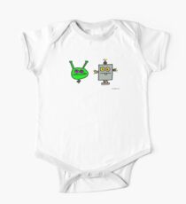 robot martian (larger) One Piece - Short Sleeve