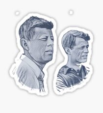 John & Bobby Kennedy Sticker