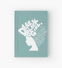 Liebes schwarzes Mädchen (weißer Druck) Notizbuch