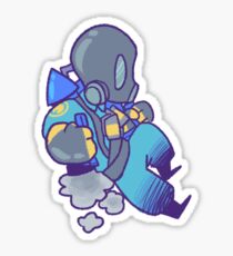 BLU Pyro TF2 Sticker