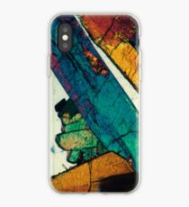 Epidotblätter in der geologischen Fotografie des Quarzes iPhone-Hülle & Cover