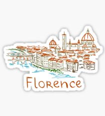 Florence Firenze Panorama Sticker