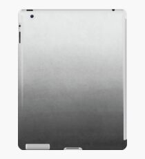 Black, Grey, Silver Ombre iPad Case/Skin