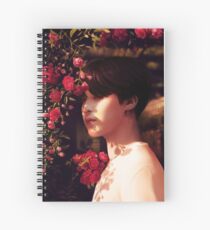 "When you called me, I became your flower." Spiral Notebook