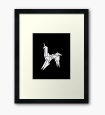 BLADERUNNER ORIGAMI UNICORN Framed Print