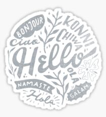 Hello Sticker