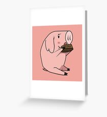 SEVEN DEADLY SINS: Hawk Captain Of The Left Over's Greeting Card