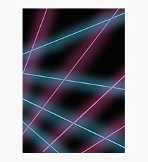 school photo laser backdrop Photographic Print