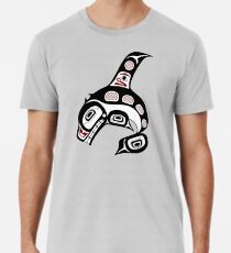 Northwest Pacific coast Haida art Killer whale Premium T-Shirt