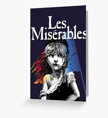 Tarjeta de felicitación ¡Los Miserables!