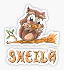 Sheila Owl Sticker
