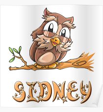 Sidney Owl Poster