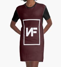 Nf - Simple Graphic T-Shirt Dress
