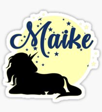 Maike name first name girl Sticker