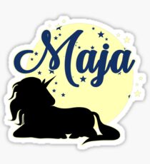 Maja Name Maiden name Women Sticker