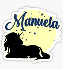 Manuela Surname First name Sticker