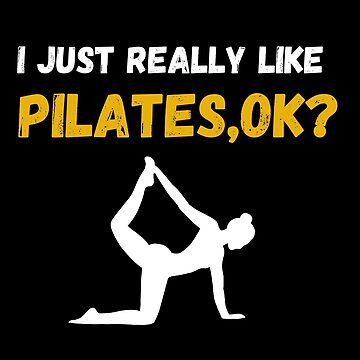 Artwork thumbnail, i just really like pilates ok  funny pilates  lovers gifts,pilates  quotes this teacher runs on coffee by SplendidDesign