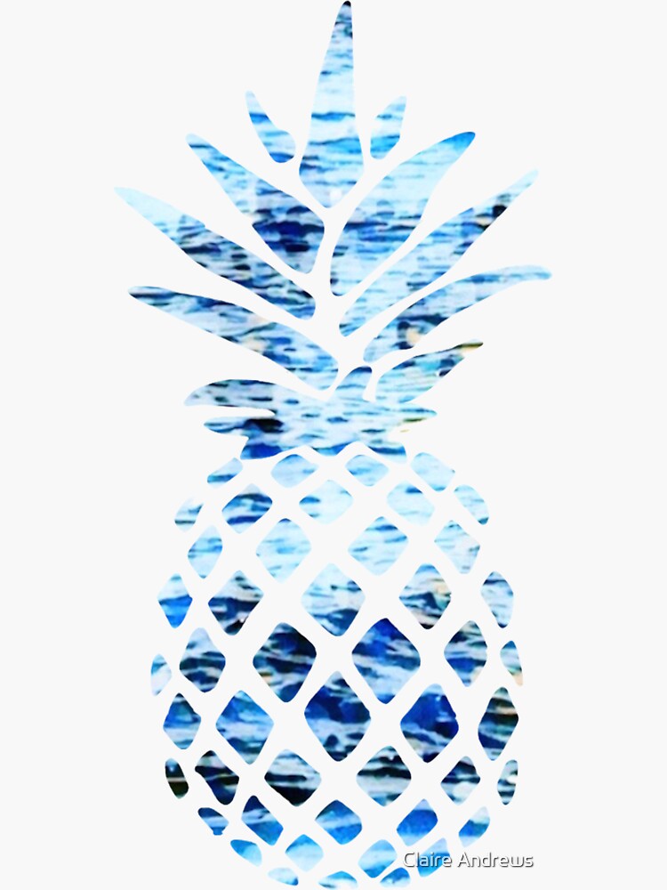 « Blue Ocean Design Ananas » par Claireandrewss