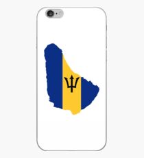 Barbados Flag Map iPhone Case