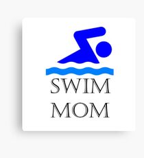 Swim Mom Canvas Print
