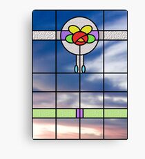 Stained glass vision Canvas Print