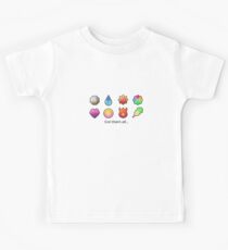Pokemon gym badges Kids Tee