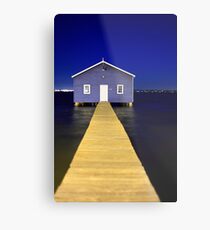 Crawley Edge Boatshed Metal Print