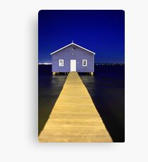 Crawley Edge Boatshed Canvas Print