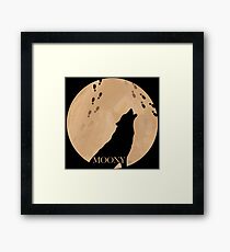 Moony Framed Print