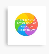 Rainbow Wheel- Pot of Gold Canvas Print