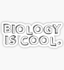 Biology is Cool Sticker